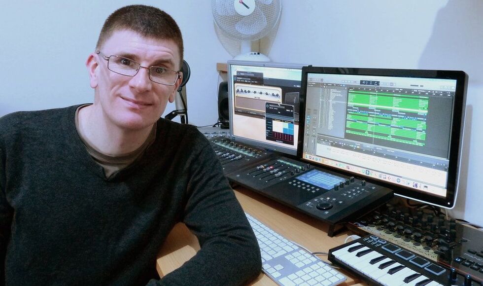 Michael Eastwood in studio